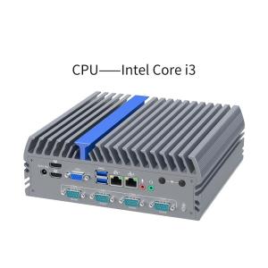Fanless Industrial Box PC Intel I5-12500T PC With 12V-19V