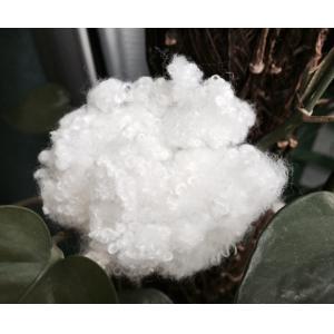 Bright White Hollow Conjugated Siliconized Polyester Fiber 7Den / 15Den Grade