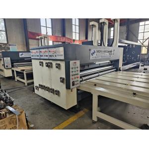 Semi Automatic Flexo Printing Machine 2 3 4 Color Printer Slotter Die Cutter for