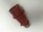 Easy Installation Industrial Plug Sockets Screwless Red Color Body