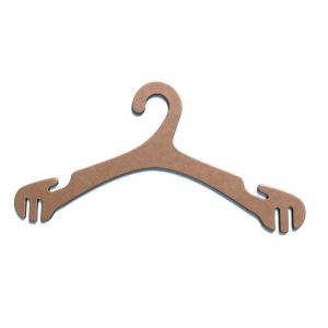 Environmentally Friendly Recyclable Cardboard Hanger with Customizable Size for