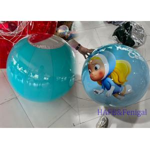 Customized Splicing Inflatable Advertising Mirror Ball Hung With Printed