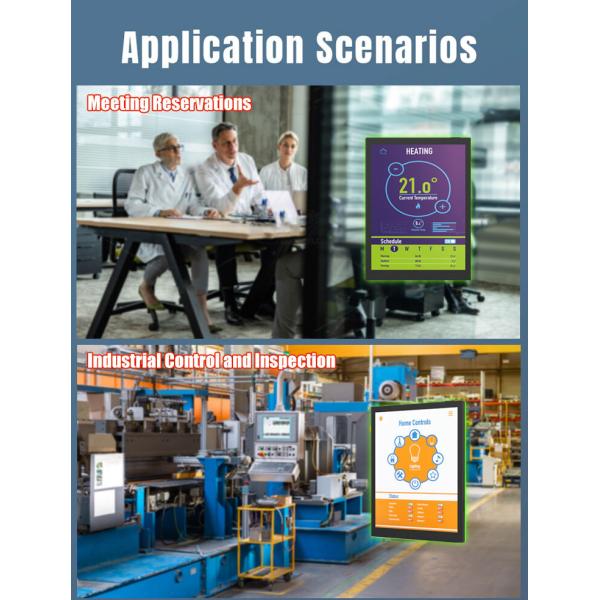 9.7 Inch RK3566 4+32GB POE NFC Wall Mounted Android 13 Tablet Smart Home Control Tablet PC with LED Light Bar