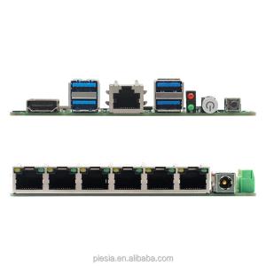 Mini Firewall Pc Motherboard X86 11th Tiger Lake I3 I5 I7 6 NIC Nano Itx Pfsense