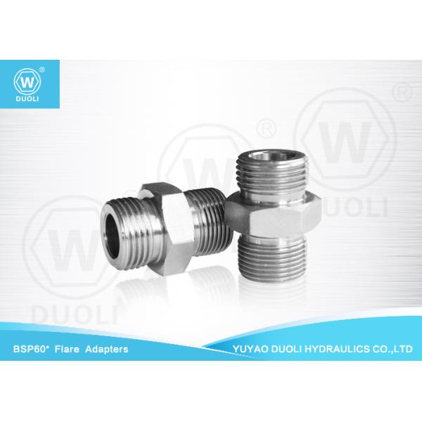 60 Degree Cone Seat SAE Hydraulic BSP Flare Fittings Coupling O Ring seal