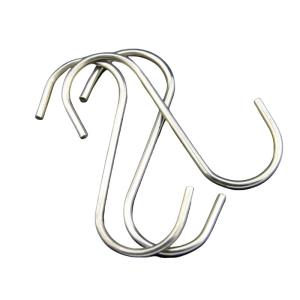 Cheap Stainless Steel S Hooks with Black Oxide Finish INCH Measurement System and Heavy-Duty Design for sale