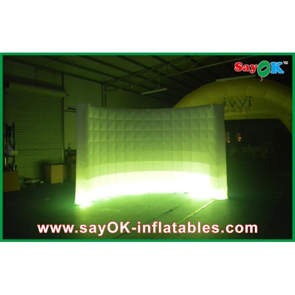 Inflatable Party Decorations Customized Red / Blue Large Led Inflatable Walls For Stage Decoration