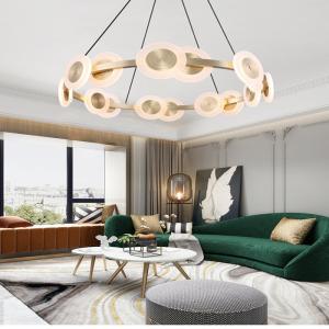 Copper Acrylic Hardware Residential Modern Pendant Light G9 Lamp Source