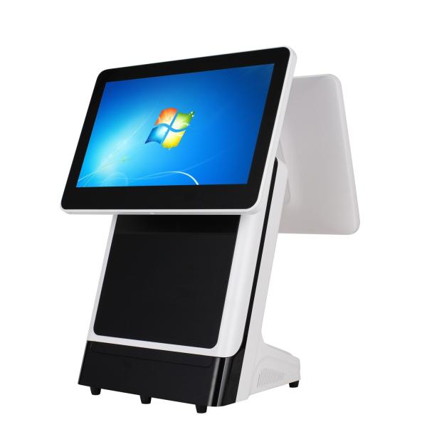 Corei3/i5 CPU Retail POS Systems with 15.6'' Main Screen and LED/VFD Customer
