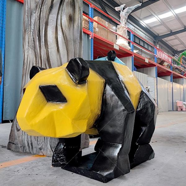 Quality Multiple Control Animatronic Panda Model Waterproof For Shopping Malls wholesale