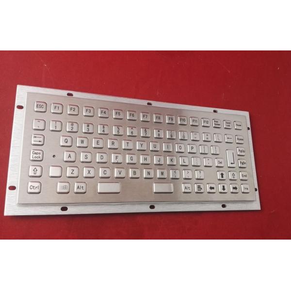 Functional IP65 Industrial Metal Keyboard Metal Material Mini Dimension