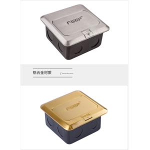 Cheap Fggp RJ45 Floor Socket Hdmi Vga Data Floor Electrical Outlet With 3 Modules for sale