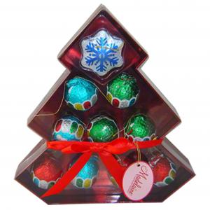 Cheap Tree Shape Food Gift Box Packaging Rigid Luxury Chocolate Gift Box for sale