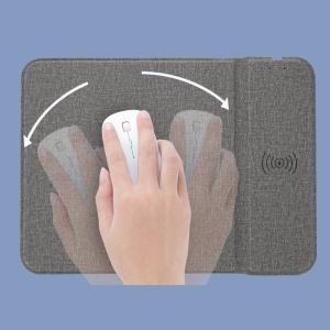 15W Power Output Wireless Charging Mousepad for Customized Logo and USB Type-C