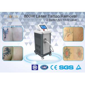 China Tattoo Removal Q Switched ND YAG Laser Tattoo  Machine White / Grey Color 2000mj Output Energy on sale