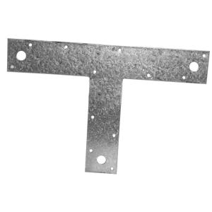 Shelf Bracket Powder Coating Steel Angle Metal Flat T Bracket with Hole Mounting
