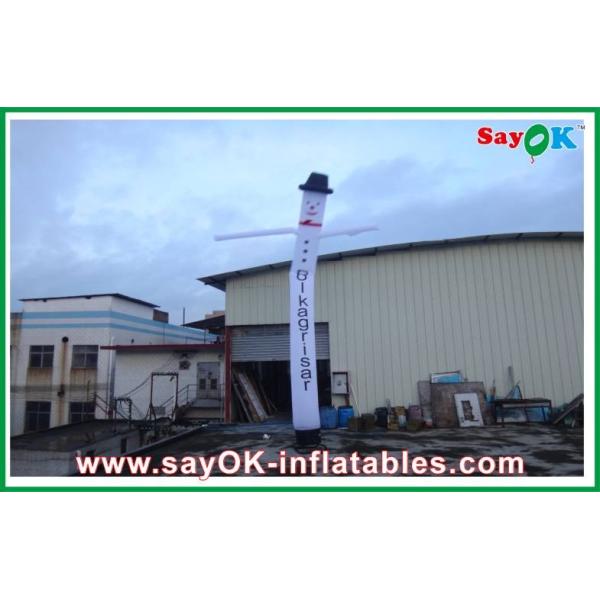 Outdoor PVC giant air tube inflatable dancer advertising sign sky wave greeting