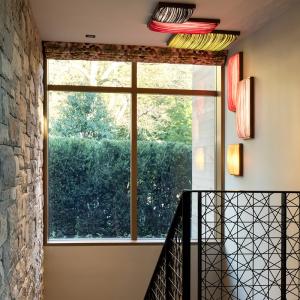 Nordic Style Bedside Wall Lamp Bedroom Background Wall Art Creative colour Wall