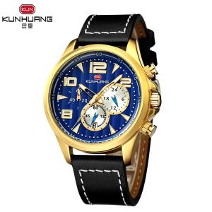 Scratch Resistant 3 ATM Chronograph Quartz Wristwatches