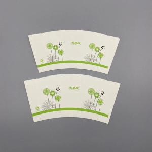 High grade Paper Cup Fan made from food safe wood pulp paper with flexo printing