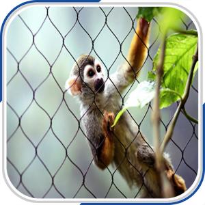 Customized light weight inox cable wire zoo mesh