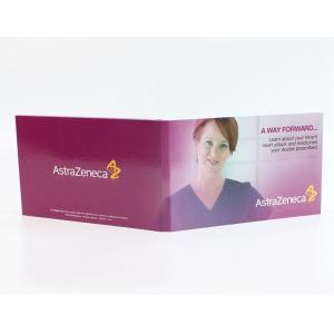 USB port Magnetic switch LCD video card , business LCD Video Brochure