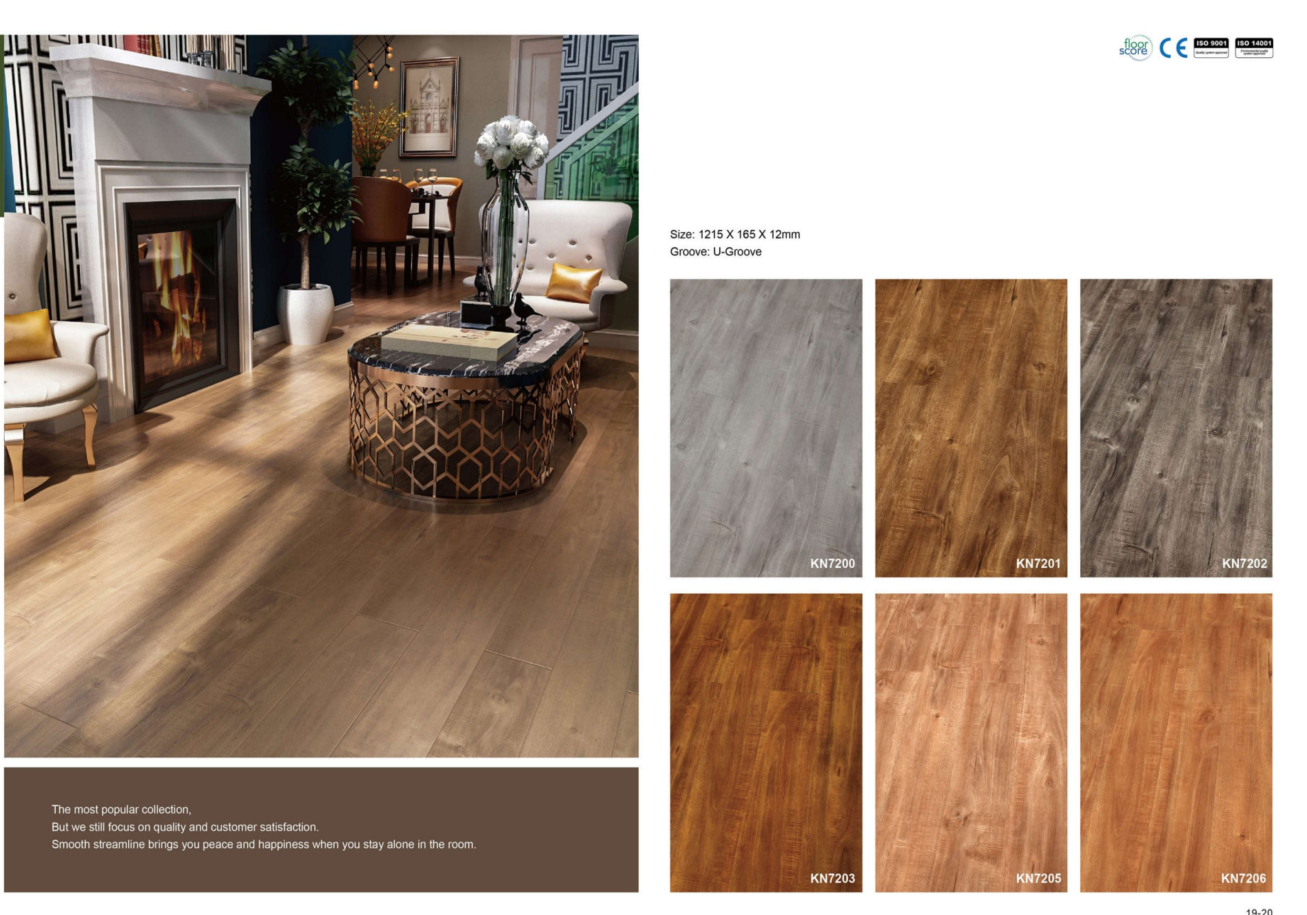 Customized Hdf Laminater Flooring Engineered Solid Wood Flooring