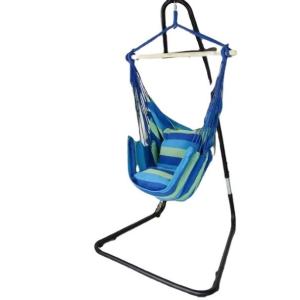 Outdoor Folding Double Hammock Stand with Customized Color and Easy Collapsible