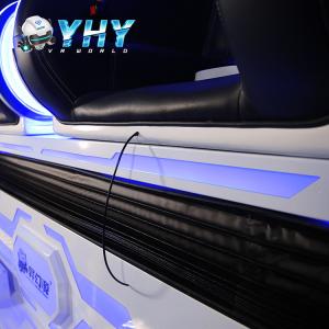 Pink Lighting VR Egg Chair 2 Seats 9D VR Cinema Simulator