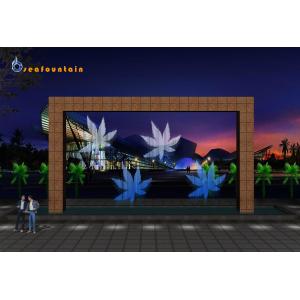 Indoor Interactive Words Pic Show Programmable Water Curtain