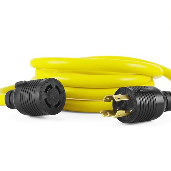 40FT Heavy Duty Generator Power Cord NEMA L14-30P/L14-30R 4 Prong 10 Gauge 125