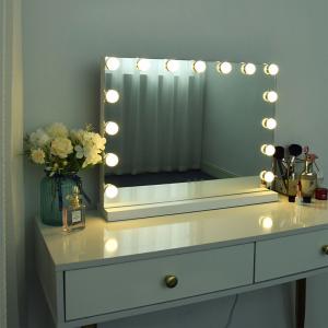 15 Touch Dimmer LED Bulbs Hollywood Style Lighted Mirror Dressing Table Ideal