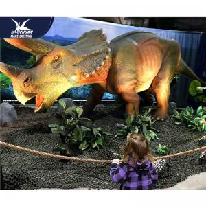 China Water Resistant 4 Meters Large Realistic Dinosaur Models For Museum / Square on sale