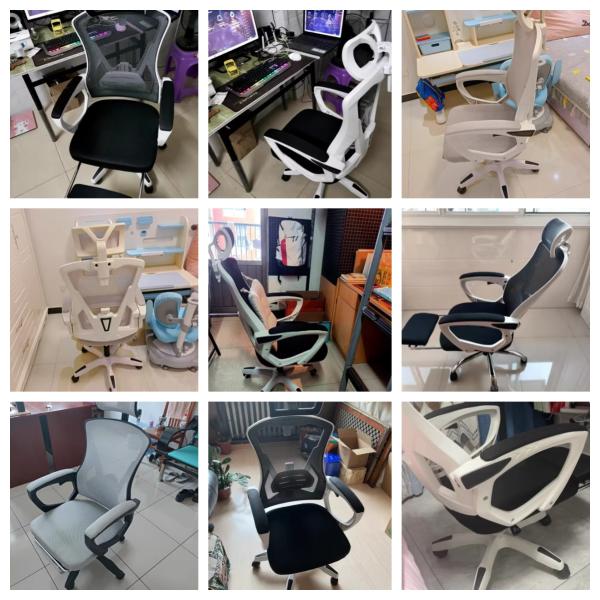 Home Office Gaming and Learning Reclining Computer Chair with Adjustable 3D Armrests