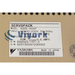 50 / 60HZ Yaskawa SGDE-A5AP Servo Drive 3 Phase 200 - 230VAC Input 1.5AMP