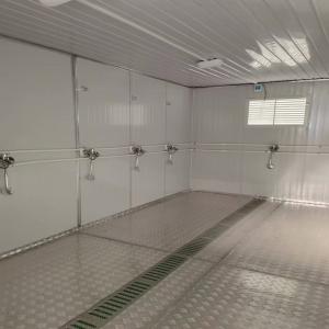 Custom Public Modular Mobile Toilets Hand Wash Basin Pedestal Bathroom Block