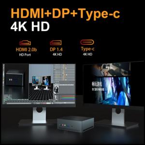 Dual Core 3150U AMD Game PC Dual DDR4 RAM Win10 11 For Home Office