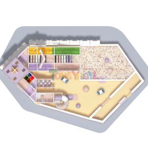 Childrens Inside Play Area Fine Workmanship Indoor Recreation Equipment