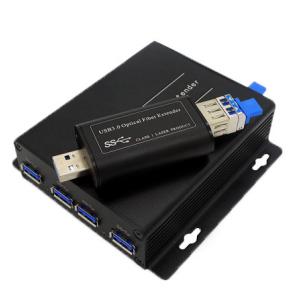 Camera USB3.0 Fiber optical extender,4 ports USB3.0 to fiber converter with 5Gb
