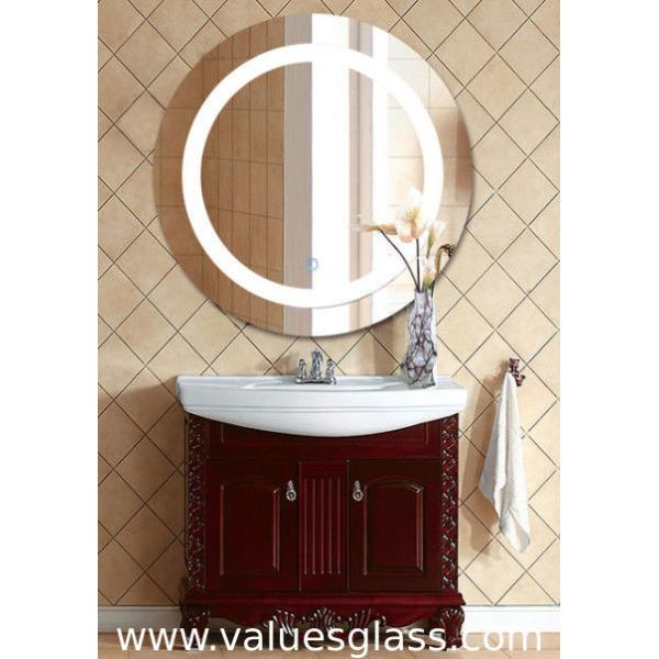 Quality Round Shaped LED Bathroom Mirrors Fashion Appearance With Anti Corrosion Function wholesale