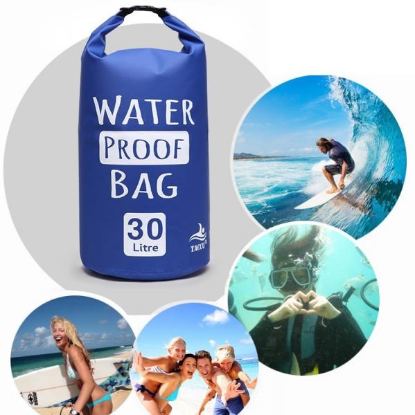 Quality 30L Backpack Dry Tube Waterproof Bag for Surfing, Swimming, Kayaking, Boating, Fishing, Hiking, Camping, Skiing and Snow wholesale