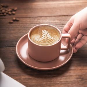 Sustainable Ceramic Coffee Mug Set For Afternoon Tea And Cappuccino In Matt