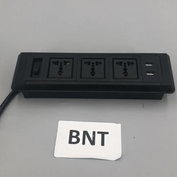New design multimedia smart office use table plug socket outlet with usb for