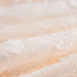 Durable Soft Mesh Tulle Lace Trim Colorful Flower Embroidery Lace Trimming