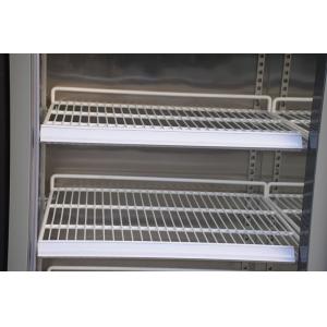 Top Mounted Two Glass Swing Door Merchandiser Freezer with Eco friendly R290