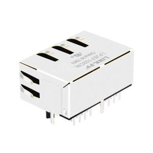 Molex 441500011 Compatible LINK-PP LPJEF102CNL Tab Down Without LED 1X2 Port