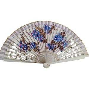 Spanish Wooden Customized Hand Fans Folding Hand Painted And Printed