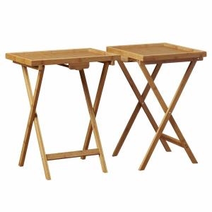 hot sale single folding bamboo tray table