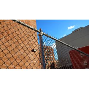 chain link wire mesh fence 50mm x 50mm hot dipped galvanized chain wire tension