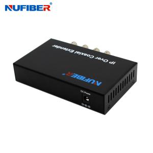4 BNC Port 1 RJ45 Ethernet Coax Extender 2km Superior Isolation